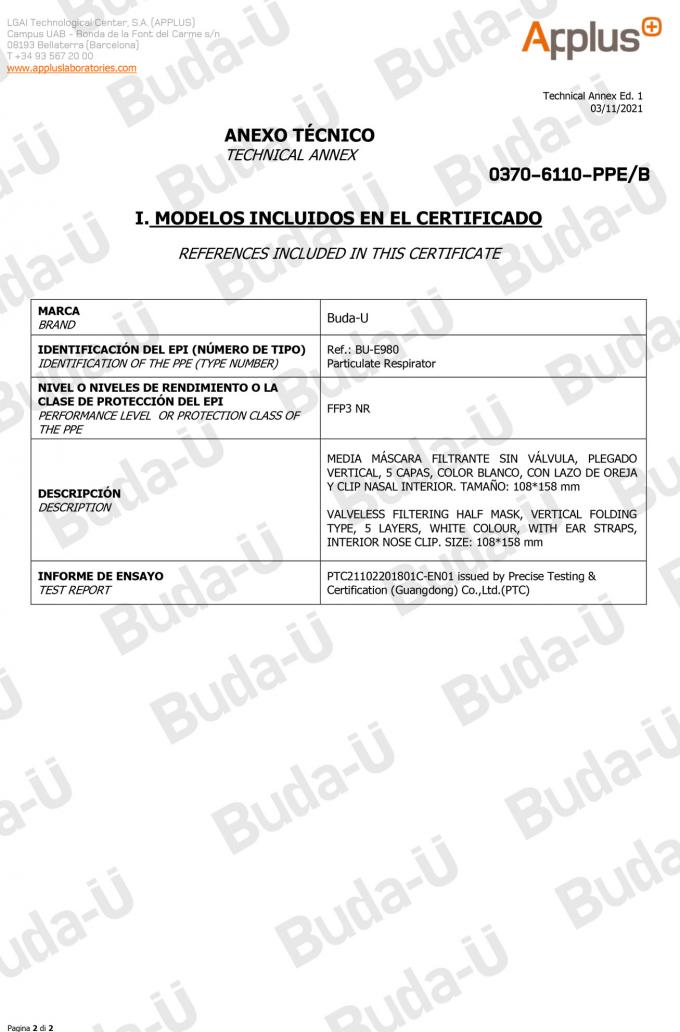 Certificado do módulo B do CE 0370 - 2 de 2